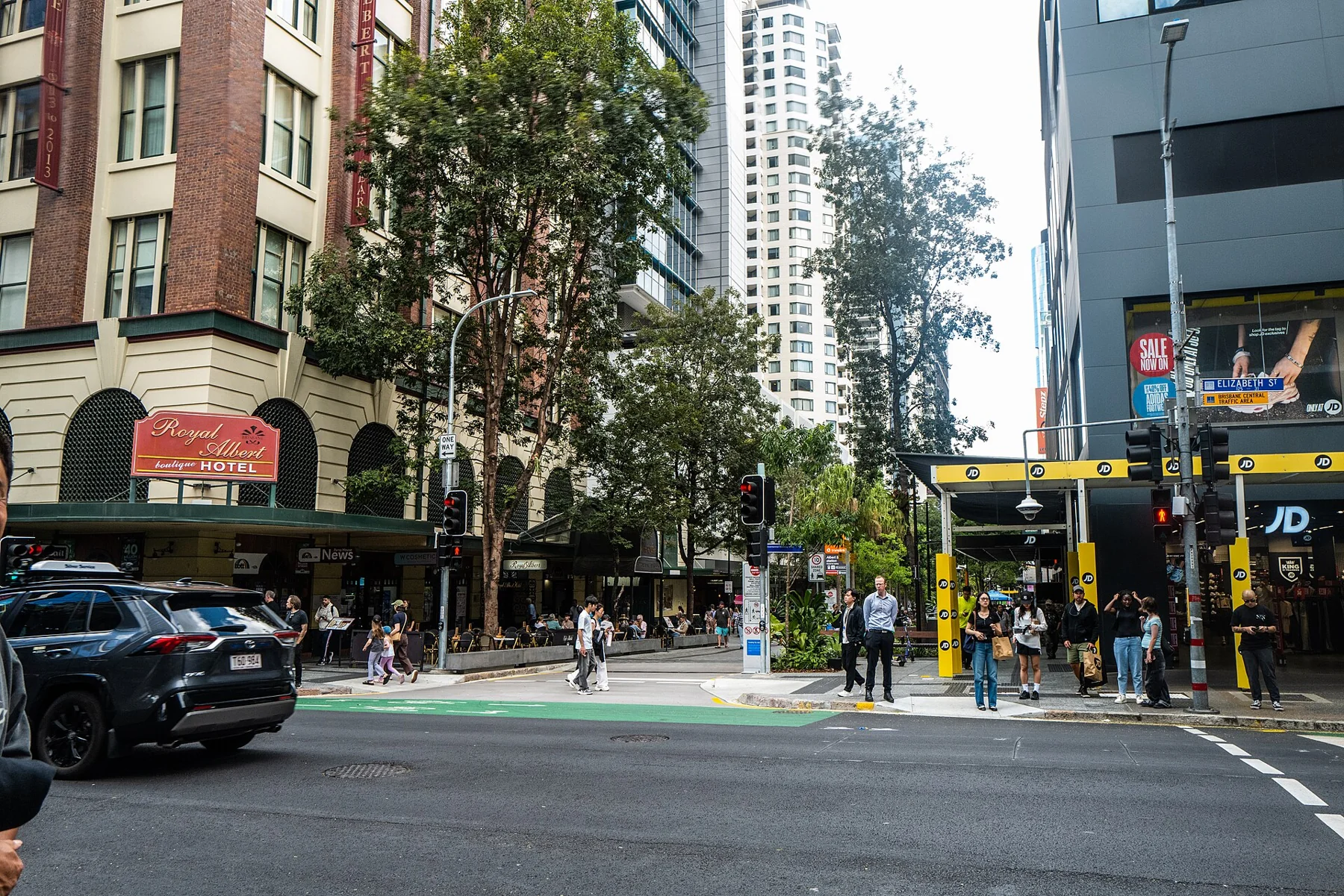 Le boulevard piétonnier d’Albert Street, à Brisbane, en septembre 2026. Photographie d’illustration.